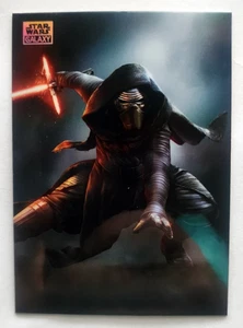 2024 Topps Chrome Star Wars Galaxy Kylo Ren Refractor #23 NM - Bild 1 von 2