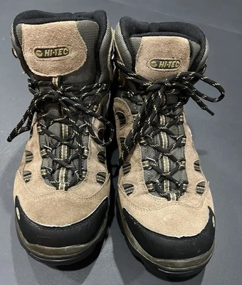 МУЖСКИЕ туристические ботинки водонепроницаемый Hi-Tec середины BANDERA размер 10,5 углерода резины - Изображение 1 из 4