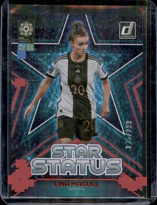 2023 Donruss FIFA Women's World Cup #11 Lina Magull Star Status Red #/299 - Image 1 of 2