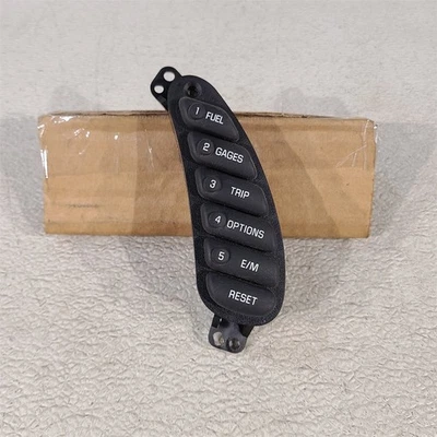 Interruptor de botón del centro de información del conductor Corvette C5 97-04 12135152 Aa7420 Foto 1 de 4