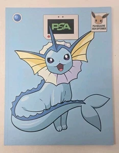 VAPOREON COVER POKEMON SEPTEMBER 2024 PSA MAGAZINE VOLUME #6 - Picture 1 of 2