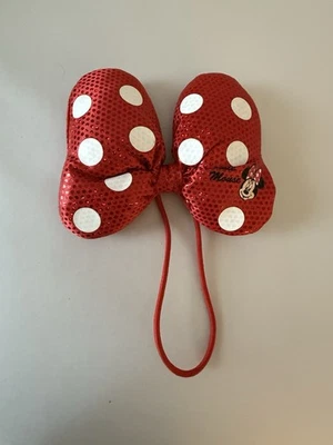 Lazo para el cabello rojo de Minnie Mouse #DisneyInspired #HairAccessories Foto 1 de 3