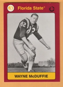 Tarjeta Wayne McDuffie Florida State Seminoles 1991 #162 Hawkinsville Georgia - Imagen 1 de 2