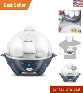 Elegante olla automática de huevos: escalfada, dura, mediana, suave - 7 huevos, sin BPA - Imagen 1 de 11