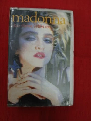 MADONNA FIRST ALBUM CLAMSHELL ULTRA RARE CASSETTE TAPE INDIA indian 1992 - Image 1 of 4