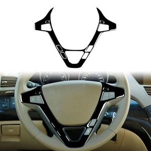 Borde decorativo de volante negro piano para Acura MDX 2007-2013 - Imagen 1 de 10