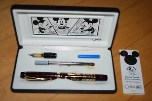Colibri Disney Mickey Mouse Fountain/Ball Point Convertible Pen Set Iridium Pt. - Picture 1 of 4