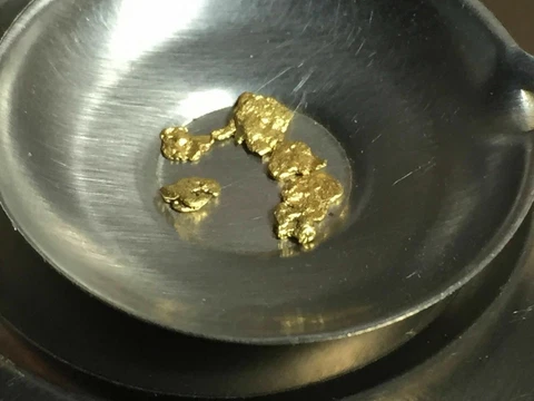 Gold Nuggets by the Quarter Gram Alaskan Natural Placer Gold Free Shipping Cover