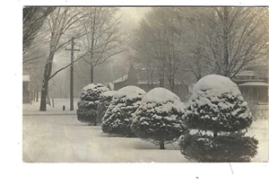 POSTCARD RPPC WINTER STORM SCENE - Picture 1 of 2