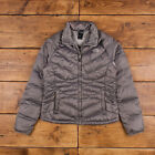 Vintage The North Face Puffer Jacket M Gorpcore 550 Full Zip Insulated Grey