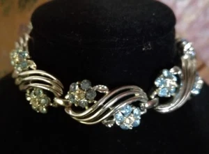 Elegante bracciale LISNER vintage anni 50 60 bigiotteria americana - Foto 1 di 8