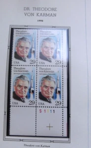 Theodore von Karman 29c Stamp Plate Block of 4 Scott #2699 lower right - Picture 1 of 1