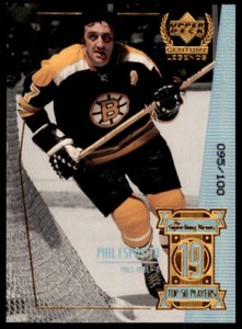 1999-00 Upper Deck Century Legends Phil Esposito /100 Bruins #19 *Noles2148*