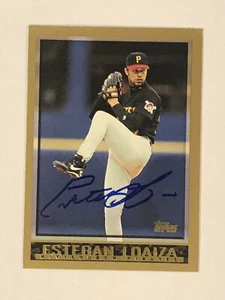 Esteban Loaiza SIGNED AUTOGRAPH 1997 Topps Card Pittsburgh Pirates - Picture 1 of 2