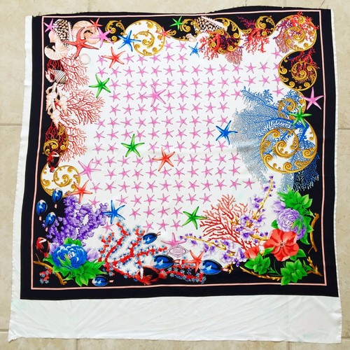GIANNI VERSACE Pannello Tessuto Seta Stampa Starfishes da S S 1995