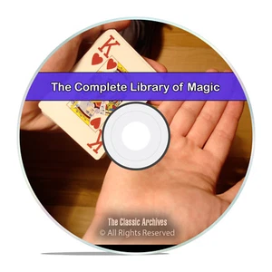 Complete Library on Magic, Tricks, Magicians, Conjuring Spells 109 Books DVD - Picture 1 of 11