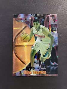 1997-98 Bowman's Best ALLEN IVERSON Preview ✨️ ATOMIC REFRACTOR ✨️ Insert - Rare - Picture 1 of 2