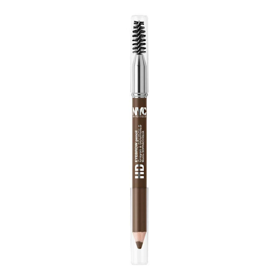 NYC New York Color HD Eyebrow Dual ended Pencil ~ 001 Soft Brown - Image 1 of 1