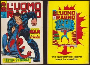 L'UOMO RAGNO 74 LA RETE SI STRINGE - 15 FEBBRAIO 1973 CORNO + HULK E DR.STRANGE - Bild 1 von 1