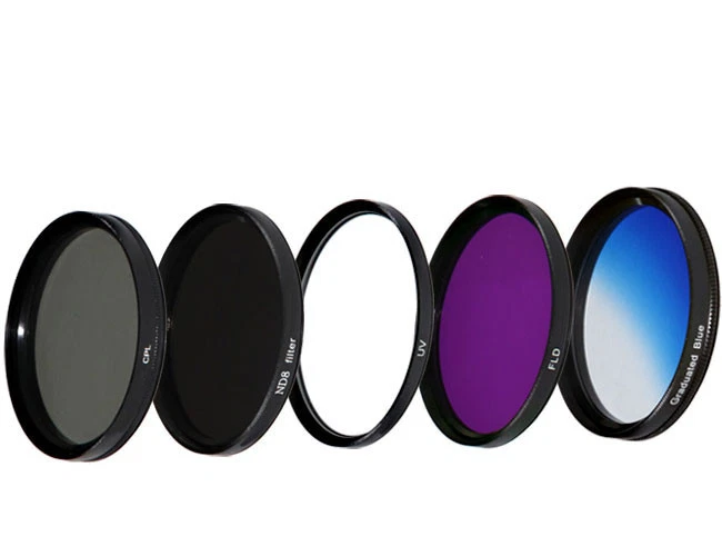 PIXONYX Mega Filterset CPL + ND8 + UV + FLD + Blauverlauffilter 62mm