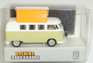 Brekina - VW T1b Kombi Camper mit Hubdach, Nr. 31633, 1:87, NEU#9.25-B31 - Bild 1 von 4