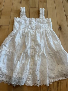 Gap Kids Doen Collection Girls Size Small 6/7 White Beach Dress - Picture 1 of 7