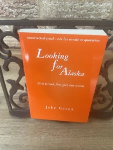 Looking For Alaska By John Green With Letter 2005 PB Uncorrected Proof Copy Rare - Bild 1 von 10