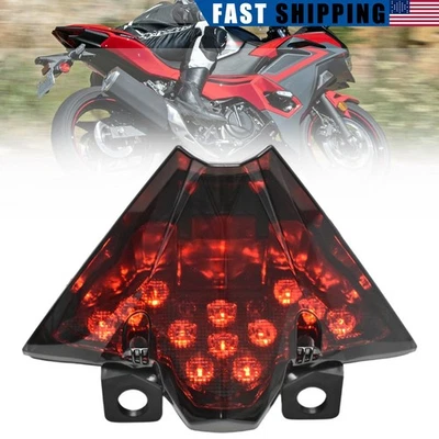 Luz trasera LED ahumada para Kawasaki Ninja 500 Z500 2024 luz de freno de funcionamiento Foto 1 de 4