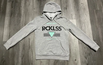 Sudadera con capucha gris Young & Reckless RCKL⭐️SS para hombre - talla adulto pequeña - gris/negro/como nueva Foto 1 de 4