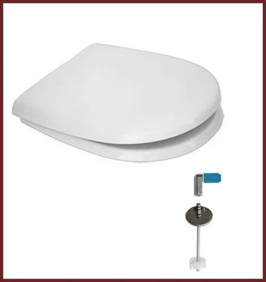sedile copri water cesame aretusa asse tavoletta wc vaso coperchio bagno soft - Immagine 1 di 4