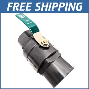 Premium 2" Socket Ball Valve with Corrosion-Resistant ABS and Steel Components - Picture 1 of 9
