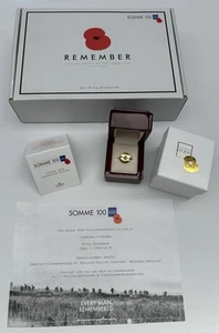Somme 100 Centenary Royal British Legion Poppy Badge Ltd Edition H. Coombs - Picture 1 of 11