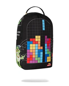 Auténtica MOCHILA SPRAYGROUND TETRIS CON DIABLO Y DINERO OSO (B7353) - Imagen 1 de 9
