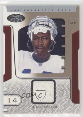 2002 Fleer Hot Prospects Future Swatch /1000 Antonio Bryant #89 Rookie RC - Image 1 of 2