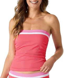 Tommy Bahama Women's Tummy-Control Tankini Top (Coral Coast, Medium) - Imagen 1 de 4