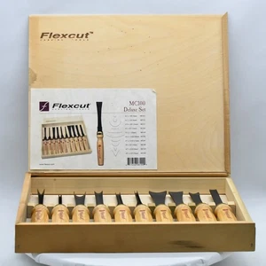 Flexcut Carving Tools MC100 Deluxe Set Made In USA 10 Piece Sculptor's Mallets - Picture 1 of 14
