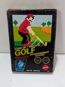 Golf (Nintendo, 1985) Complete Manual CIB Boxed With Foam