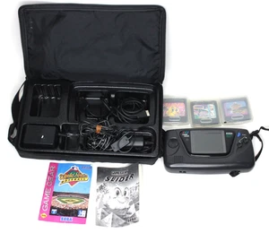 SEGA Game Gear Handheld System With 3 Games, & Case. Parts Only - Picture 1 of 22