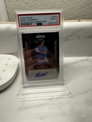 2024 Panini Prizm - PSA 10 Sensational Signatures Kemp Alderman #SS-KA - Image 1 of 2