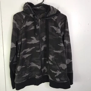 Athleta Pullover Damen 1X Triumph Printed Hoodie Camo Full Zip Sweatshirt - Bild 1 von 9