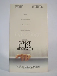 What Lies Beneath Harrison Ford Michelle Pfeiffer Dream Works VHS Tape - Imagen 1 de 5