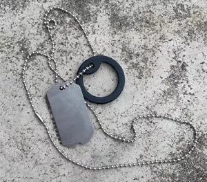 1PC Titanium Alloy Dog Tag Pendant Necklace Pet Dog Identity Card Necklace New - Picture 1 of 7