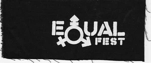 Equal Fest - screen-printed patch - Imagen 1 de 1