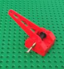 bb0072 LEGO 4 x 4 x 2 with Sloped Top, Metal Handle. Red