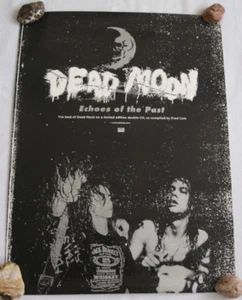 Dead Moon POSTER Echoes of the Past Sub Pop Records 24" by 18" Rare Punk Rock - Picture 1 of 2