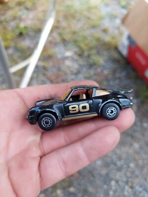 De colección Matchbox Superfast Porsche Turbo 1979 Negro Mattel Diecast Coche de Juguete Raro Foto 1 de 4