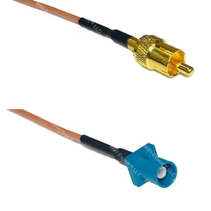 6 inch RG316 RCA Male to Fakra Z Male Neutral Assembly Extension RF Cable USA - Picture 1 of 1