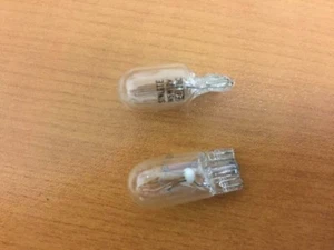 CLASSIC MINI CLEAR SIDE REPEATER BULB PAIR GLB501 x2 WHITE CAPLESS INDICATOR - Picture 1 of 1