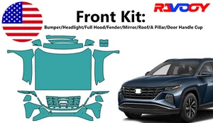 For Hyundai Tucson Blue SE SEL 2022-2024 Paint Protection Film PreCut Kit PPF - Picture 1 of 7
