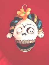 FRIDA KAHLO - DAY OF THE DEAD - HEAD WITH FLOWER-  MEXICO